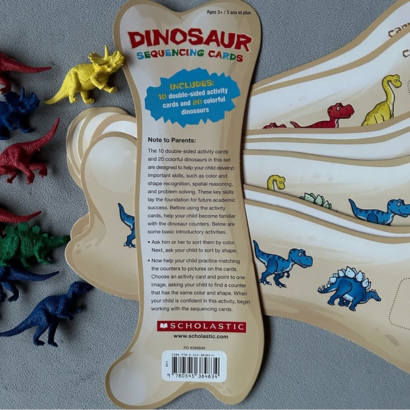 Set of 3 ~ Puzzles & Games ~ Dinosaur Patterns - Batman Cards - Cars Matching - Picture 3 of 11